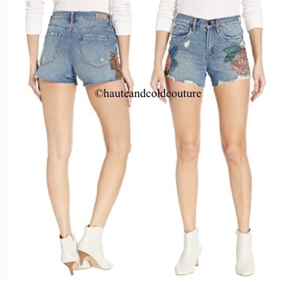 NWT Anthropologie BLANKNYC Barrow Jean Short Sz 26 - Picture 2 of 11